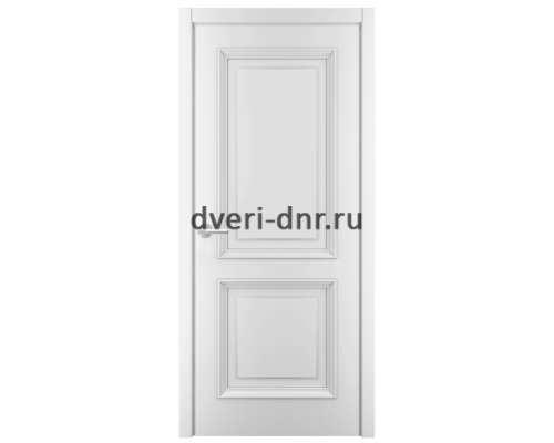 Дверь Багет-2 Белый